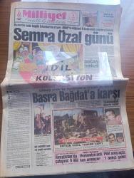 Milliyet Gazetesi - Turkish Newspaper - 3 Mart 1991 - siyasetteki iyi işaretler yazan Altan Öymen Başmakale - Semra Özal günü - ANAP'ta düğümü il başkanlığı seçimi çözecek - Bedrettin Dalan hakimiyet Özal ailesinin elinde dedi - Turgut Özal ABD'nin göz bebeği - Güney Irak'ta Saddam'a İsyan havası - Lice'de PKK ateş açtı 1 bekçi şehit - eczacılar ile Doktorlar karşı karşıya - Özgür Basra Cumhuriyeti - Milliyet fikir fırtınası - Sakıp Sabancı - Efe Özal borsa şirketi satın aldı - Kırcaali'de Türkçe sıkıntısı - Kürtçe yasasına komisyonda engel - Cumhurbaşkanı Turgut Özal Kürtler kültürel haklara sahip olacak dedi - zor ölüm 2 başrolde Bruce Willis Şişli site sinemasında - Bülent Ersoy Nil Ünal ve İbrahim Tatlıses Taksim büyük maksim'de - TDKP operasyonu tamam - kolombiya'da gerillalar silah bıraktı - Profilo - Turhan Selçuk karikatür - Halkın Emek Partisinde kriz - Körfez savaşı yazan E. Amiral Yılmaz Usluer Yazı Dizisi - Yıldırım Akbulut kongre'ye katılmıyor - Barış Manço 7'den dalya