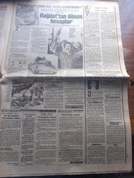 Milliyet Gazetesi - Turkish Newspaper - 3 Mart 1991 - siyasetteki iyi işaretler yazan Altan Öymen Başmakale - Semra Özal günü - ANAP'ta düğümü il başkanlığı seçimi çözecek - Bedrettin Dalan hakimiyet Özal ailesinin elinde dedi - Turgut Özal ABD'nin göz bebeği - Güney Irak'ta Saddam'a İsyan havası - Lice'de PKK ateş açtı 1 bekçi şehit - eczacılar ile Doktorlar karşı karşıya - Özgür Basra Cumhuriyeti - Milliyet fikir fırtınası - Sakıp Sabancı - Efe Özal borsa şirketi satın aldı - Kırcaali'de Türkçe sıkıntısı - Kürtçe yasasına komisyonda engel - Cumhurbaşkanı Turgut Özal Kürtler kültürel haklara sahip olacak dedi - zor ölüm 2 başrolde Bruce Willis Şişli site sinemasında - Bülent Ersoy Nil Ünal ve İbrahim Tatlıses Taksim büyük maksim'de - TDKP operasyonu tamam - kolombiya'da gerillalar silah bıraktı - Profilo - Turhan Selçuk karikatür - Halkın Emek Partisinde kriz - Körfez savaşı yazan E. Amiral Yılmaz Usluer Yazı Dizisi - Yıldırım Akbulut kongre'ye katılmıyor - Barış Manço 7'den dalya