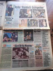 Güneş Gazetesi - Turkish Newspaper - 22 Nisan 1989 - Turgut Özal cumhurbaşkanlığı'na adaylığı konusuna açıklık getirdi ben paratonerim - Süleyman Demirel işçi direnişini destekledi - İstanbul büyükşehir Belediye Başkanı Nurettin Sözen UYUM'da usulsüzlük var 18 villa yıkılacak Fotoğrafı - sahne yasağının kalkmasından sonra gazinolarda boy gösteren Bülent Ersoy vergi şampiyonu oldu fotoğraf - Selahattin Beyazıt vergi milyarderi - Türk Nazi çatışması - Sakıp Sabancı ameliyat olacak - ilk Türk uydusu 92'de atılacak - Göremenin Refah Partili Belediye Başkanı Cavit Kardeş turistlere savaş açacak Fotoğrafı - kültür bakanı Namık Zeybek - Beşiktaş'ın efsane adamı Hakkı Kaptan yazan Güven Taner - Devlet bakanı Saffet Sert Etibank tayinlerine el attı - Sağın alternatifi sağ mı yazar İsmail Cem - Küçük Ceylan Küçük Emrah'a vergilerde fark attı Fotoğrafı - Fuzuli ve Leyla Ve Mecnun'u - TBKP yöneticileri Haydar Kutlu ve Nihat Sargın davasında olay - Mehmet Keçeciler ile Necmettin Erbakan kucaklaştı