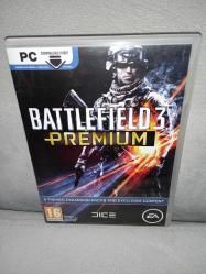 BOŞ Pc oyun kutusu Battlefield 3 premium. Orijinal. Key mevcut fakat kullanıldı mı bilmiyorum. Cd YOK. Kutu, cover temiz ve sağlam