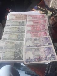 12 adet kağıt para lotu