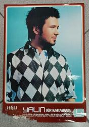 KASET/CD TANITIM AFİŞİ * YALIN * BİR BAKMIŞSIN * 32X49 CM