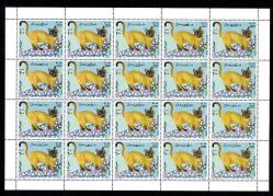 1997 Somali Kediler Tam Tabaka - MNH / 20 Seri 80 Pul