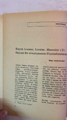 MİMAR SİNAN DERGİSİ - 1987 — SAYI: 64  MİMAR SİNAN - ZİYA UMUR - MİŞEL MARGULIES - SAHİR ERMAN - ZİYA FICICIOĞLU - ÖMER FARUK KURT - MEHMET FUAT AKEV - CUMHUR FERMAN - DAVUT BERKER - AHMET AKKAN - NEZİH RONA - HALİL İBRAHİM GÖKTÜRK - MÜNİR BERİK  MİMAR SİNAN LOCASININ ÇALIŞMALARI HAKKINDA - BÜYÜK LOCALAR, LOCALAR, MASONLAR (11) SAYISAL BİR ARAŞTIRMANIN DÜŞÜNDÜRDÜKLERİ - TEKRİSİN ANLAMI - 2076 SAYILI QUATUOR CORONATI LOCASI MASONİK ARAŞTIRMADA ÖNCÜ LOCA - KENDİNİ BİL - KENDİNİ PROBLEM YAPAN VARLIK İNSAN - MASONLUKTA İNTİZAM - İNSAN DAVRANIŞLARINDA «ÖLÇÜNÜN VE ÖLÇÜLÜ OLABİLMENİN GEREĞİ» - MASONLUK VE ÖZGÜR DÜŞÜNCE - RİTÜELLER VE MASONİK TEFEKKÜR - AÇISINDAN E.U.M. VE RUHUN ÖLÜMSÜZLÜĞÜ DOĞMA MIDIR? - AHLAK VE TEKNOLOJİ DÜNYASI - GEÇMİŞTEN BİR ANİ - ÇOK YÖNLÜ BİR MASONUN PORTRESİ - OLAYLARIN İÇİNDEN - LOCALARDAN HABERLER - ARAMIZDAN AYRILANLAR  -  TAM TAKIM EKSİKSİZ 100 SAYFA