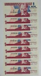 1 YTL  1000 ile 9000 Rakam  sonu biten 9 Adet 1 YTL  SET