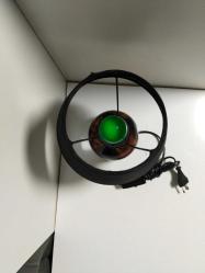 Seramik tabanlı siyah abajur