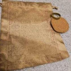 LOT.10 » KERBELA  DUA BASKILI TOPRAK + DUA MÜHÜRLÜ KESE + CİHADİYE YÜZÜK YAKIN DÖNEM. ÜÇLÜ LOT.