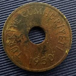 Delikli 1 Kuruş 1950