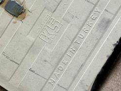 YALDIZLI HAT YAZILI SERAMİK KARO 2