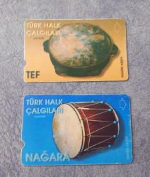 TÜRK HALK ÇALGILARI TELEKOM KART.  FOTOĞRAFTA GÖRÜLDÜĞÜ GİBİDİR KOLEKSİYONLUK