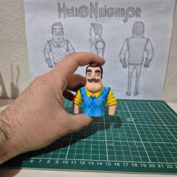 Hello Neighbor Büst Magnet – El Yapımı