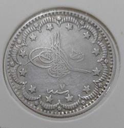 1327-7 GÜMÜŞ 5 KURUŞ SULTAN REŞAT DÖNEMİ ORİJİNAL V2CCC3 NADİRDİR