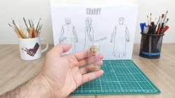 Granny Kafası Fanus İçinde – El Yapımı