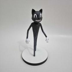 Cartoon Cat Figür – El Yapımı