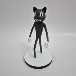 Cartoon Cat Figür – El Yapımı