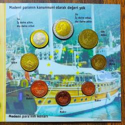 Türkiye Cumhuriyeti 2004 Türk Euro Hatıra Para Seti