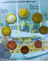 Türkiye Cumhuriyeti 2004 Türk Euro Hatıra Para Seti