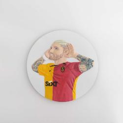 Mauro Icardi - Galatasaray Rölyef Figür – El Yapımı