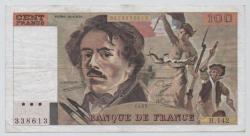 Fransa 1989 Yılı 100 Frank ÇT