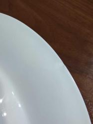 Kütahya Porselen Mavi Çiçekli Çukur Tabak (3 adet)