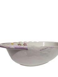 Çiçek Desenli Seramik Servis Tabağı