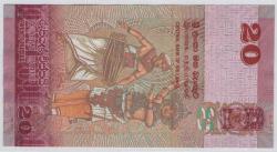 Sri Lanka 2021 Yılı 20 Rupi ÇİL