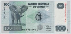 Kongo 2022 Yılı 100 Frank ÇİL