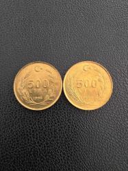 1990 Yılı 500 Lira Çil 2 adet