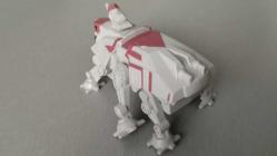 2011 YILI MC DONALDS STARWARS KLON SAVAŞLARI 4 AT-TE KURMALI YÜRÜYEN SAVAŞ MAKİNASI HALİYLE  KULLANILMIŞ