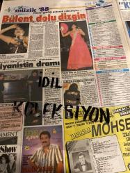 HAFTA SONU DERGİ - GAZETESİ EKSTRA EKİ DOĞUM GÜNÜ HEDİYESİ (TURKİSH -MAGAZINE - NEWSPAPER) - TAM TAKIM 8 SAYFADIR - 11 KASIM 1988 - Sayı:46  -Saadet Gürses - Sevgi Aktaş - Nuri Alço - Şükrü Yürür - Meral Oğuz - Zeynep Eronat - Tınaz Titiz - Zerrin Özer - Okay Özbalcı - Sibel Can - Hakan Ural - Zeki Müren Kaset reklamı - Mesut Mertcan kaset reklamı - Seda Sayan - Nejat Alp - Haldun Dormen - Yusuf Ağar - Osman Şengezer - Terry Davis - Selçuk Borak - Önder Bali - Sevim Çavdar - Canan Göknil - Ayla Algan - Funda Postacı Bülbül - Bülent Ersoy - Buğra Uğur - İbrahim Tatlıses - Mahsun Kaset reklamı - İbrahim Tatlıses Albüm -Ferdi Tayfur-Kemal Sunal-Kartal Tibet-Emine İnkaya-Nil Ünal-Reha Yurdakul-Süha Özgermi-Nihal Arda-Çeçilya-Bilge ve Ömer Şan-Piraye Uzun-Asu Maralman-Cüneyt Arkın-Serpil Alkan-Yeşim Özen-Akın Uğurlu-Nigar uluerer-Nihal Köknar-Füze Güney-Meral Altuğ-Nilgün Ozan-Fulya Cerrahoğlu-Eşref Cerrahoğlu-Ester Raharya-Rabi Raharya-Dori Ancel-Nuri Ancel-Sami Kalkancı-Meral Sungur-Dilek