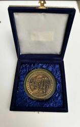 Fatih Sultan Mehmet köprüsü açılış bronz madalyon