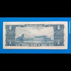 Brezilya 1 cruzeiro 1944 Çil / Islak imzalı eski emisyon