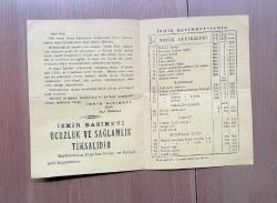 İzmir Basımevi 1947 Yılı Noter Evrakı Matbua Fihristini Takdim Eder