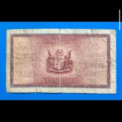 Güney Afrika 10 şilin 1942 temiz / Az çıkar