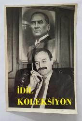 MİLLETVEKİLİ ve CHP ESKİ GENEL BAŞKAN VEKİLİ CEVDET SELVİ'NİN ORİJİNAL FOTOĞRAFI - 18 x 12 cm EBADINDA - CEVDET SELVİ, PETROL İŞ SENDİKASI GENEL BAŞKANI OLDUĞU SÜREÇTE MAKAM ODASINDA TELEFONDA KONUŞURKEN ÇEKİLMİŞ BİR KARE