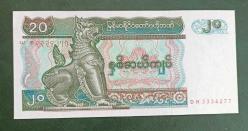 Myanmar (Bruma) 1994 20 Kyat Çil