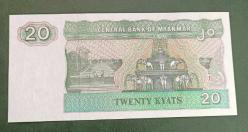 Myanmar (Bruma) 1994 20 Kyat Çil