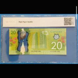 Kanada 20 dolar 2012 Çil Kraliçe Elizabeth Yüksek kondisyon