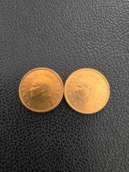 1995 Yılı Tedavül 1000 Lira Bronz Çil 2 adet