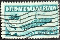 Efemera - +++ AMERİKA ULUSLARARASI DENİZ KUVVETLERİ GEÇİT TÖRENİ , JAMESTOWN FESTİVALİ     1957   3C    - DAMGALI - kitantik - kitaLog