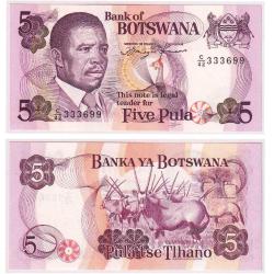 Botswana 5 pula 1992  Çil