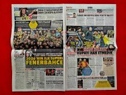 Galatasaray 0-2 Fenerbahçe - 2025 Süper Kupa Şampiyonu Fenerbahçe - 11 Ocak 2026 - Hürriyet Gazetesi - Tam Gazete