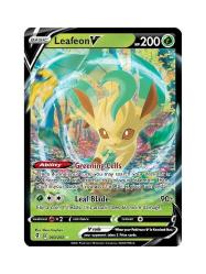 Leafeon V Pokemon Kart