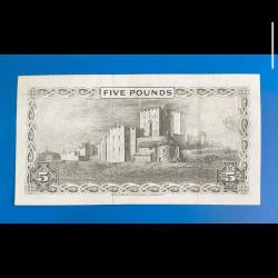 Man Adası 5 pound 1972 ÇA Kraliçe Elizabeth NADİR