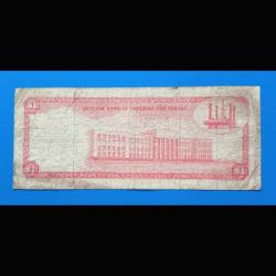 Trinidad ve Tobago 1 dolar 1964 temiz Kraliçe Elizabeth