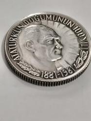 1981-1881 Atatürk'ün Ölüm Yıl Dönümü Anısına Basılan Hatıra Para