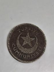 1939 Nikel 5 kuruş Madeni Para
