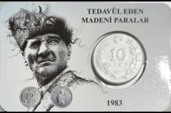 1986 10 lira Orjinaldir Orjinal Kit içinde