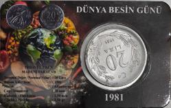 20 Lira Dünya Besin Günü 16 Ekim özel kit içinde