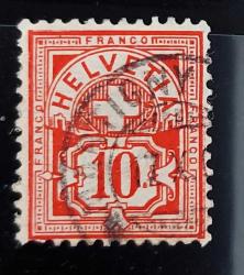 İsviçre 1882 damgalı